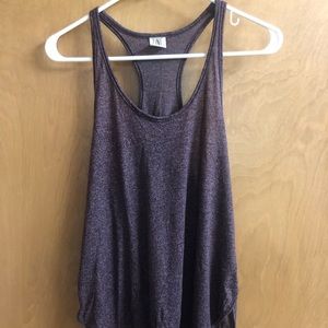Purple Zine athletic tank top